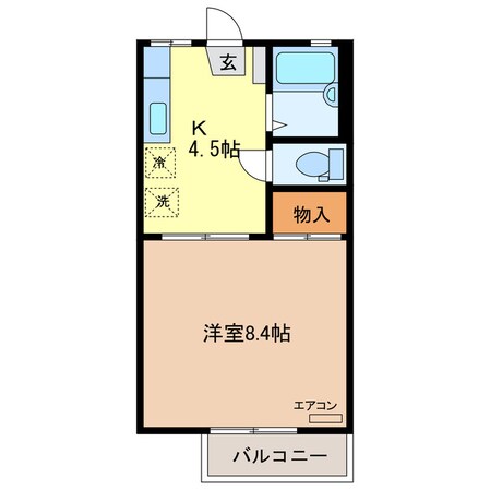 フレグランス倉林の物件間取画像